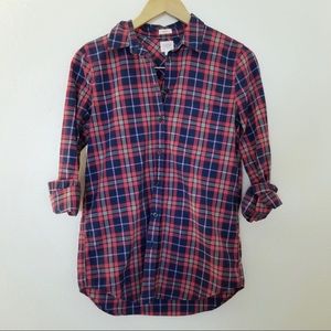 J Crew Checkered Plaid Shirt